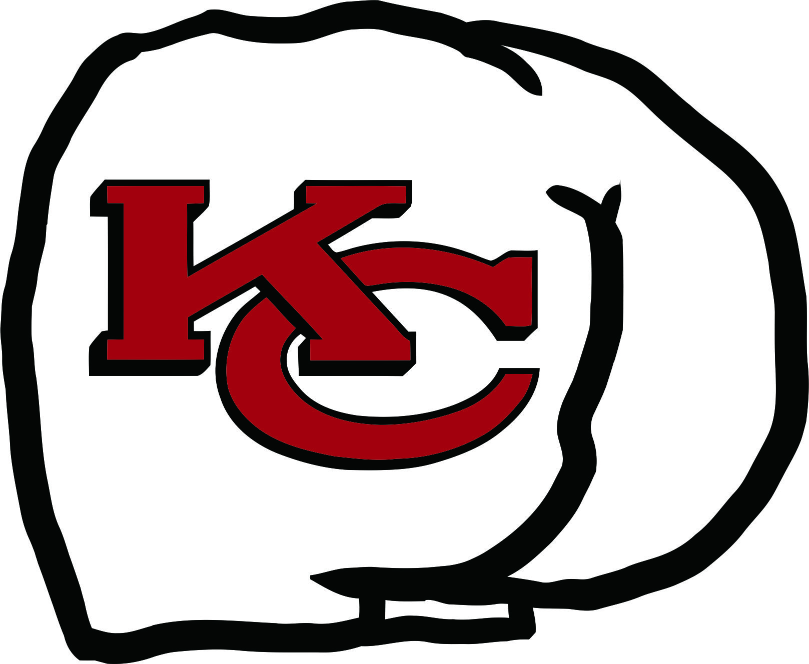 Kansas City Chiefs Butts Logo iron on transfers